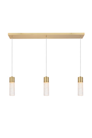 Constellation 3 light Gold LED Pendant