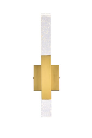 Ruelle 2 lights Gold wall sconce