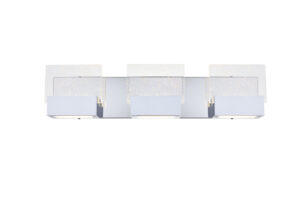 Pollux 3 light Chrome LED Wall Sconce