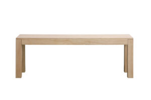 50 inch wooden bench in maple