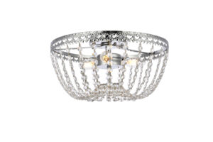 Kylie 14 inch flush mount in chrome