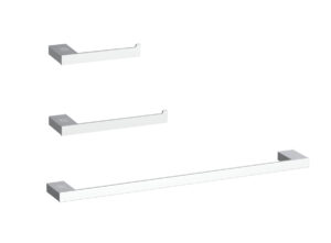 Sofia 3-Piece Bathroom Hardware Set in Chrome