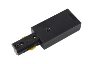 END FEED CONNECTOR FOR TRACK SECTION, BLACK
