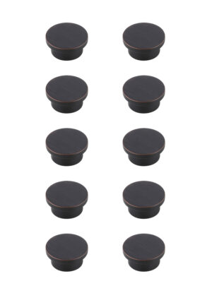 Trovon 1.6" Diameter Oil-rubbed Bronze Oversize Round Knob Multipack (Set of 10)