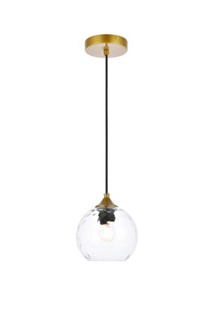 Cashel 6 inch brass pendant