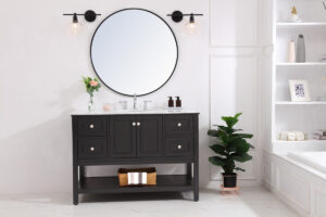Gene 1 light Black and Clear glass left Wall sconce
