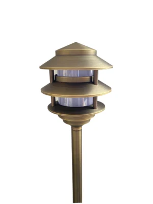 PLB22-BRASS PATH LIGHT