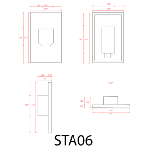 STA06-INTEGRATED ALUMINUM STEP LIGHT