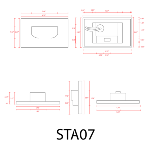 STA07-3CCT ALUMINUM STEP LIGHT