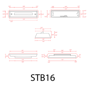 STB16-INTEGRATED BRASS STEP LIGHT