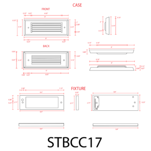 STBCC17-3CCT BRASS STEP LIGHT