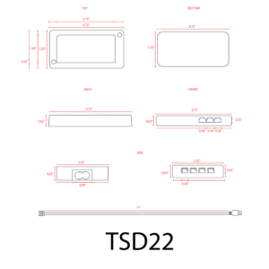 TSDC22-22W DC TRANSFORMER