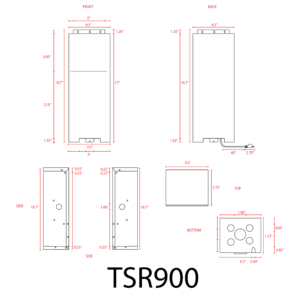 TSR900-900W MANUAL STAINLESS STEEL TRANSFORMER