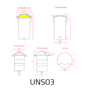 UNS03-MONO DIRECTIONAL STAINLESS STEEL WELL LIGHT