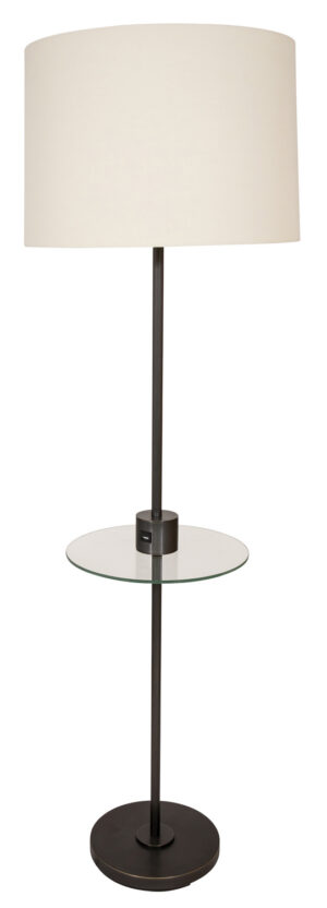One Light Floor Lamp by House of Troy - Brandon Collection, Oil Rubbed Bronze Finish - BR102-OB