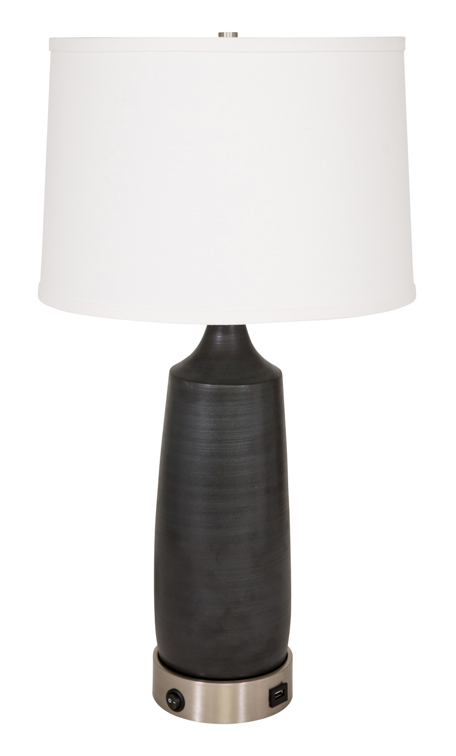 One Light Table Lamp by House of Troy - Scatchard Collection, Black Matte Finish - GSB105-BM