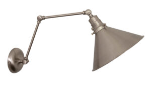 One Light Wall Lamp by House of Troy - Otis Collection, Satin Nickel Finish - OT625-SN