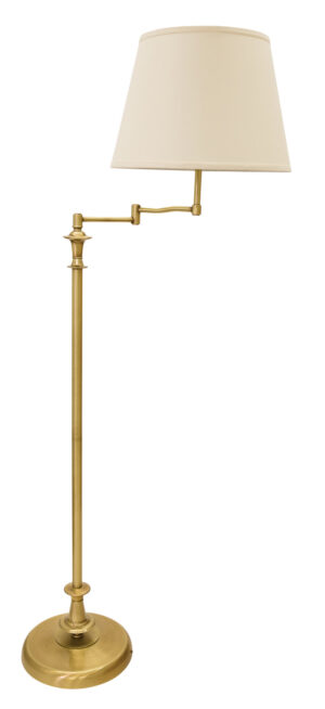 One Light Floor Lamp by House of Troy - Randolph Collection, Antique Brass Finish - RA301-AB