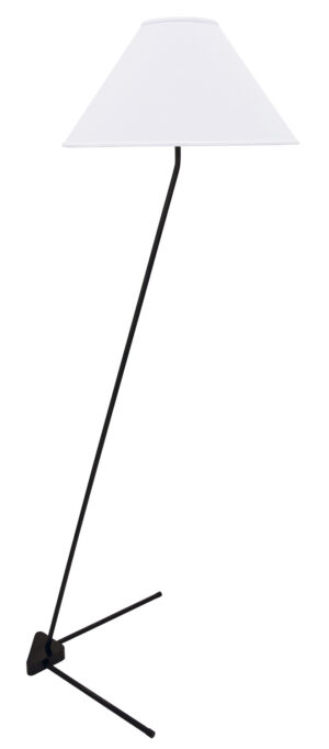 One Light Floor Lamp by House of Troy - Victory Collection, Black Finish - VIC900-BLK