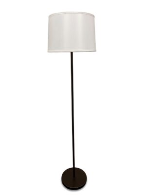 One Light Floor Lamp by House of Troy - Sawyer Collection, Chestnut Bronze/Antique Brass Finish - S500-CHBAB
