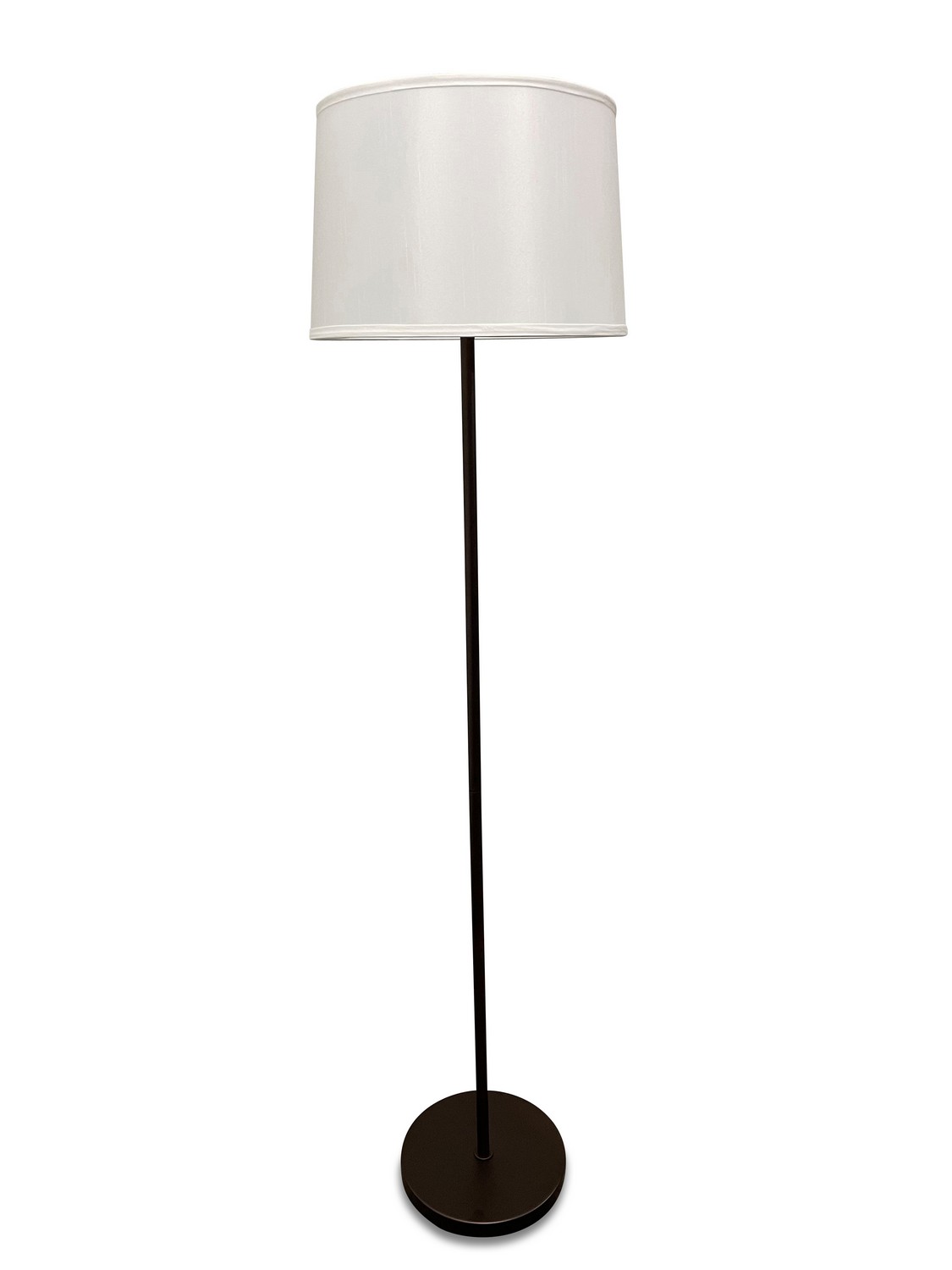 One Light Floor Lamp by House of Troy - Sawyer Collection, Chestnut Bronze/Antique Brass Finish - S500-CHBAB