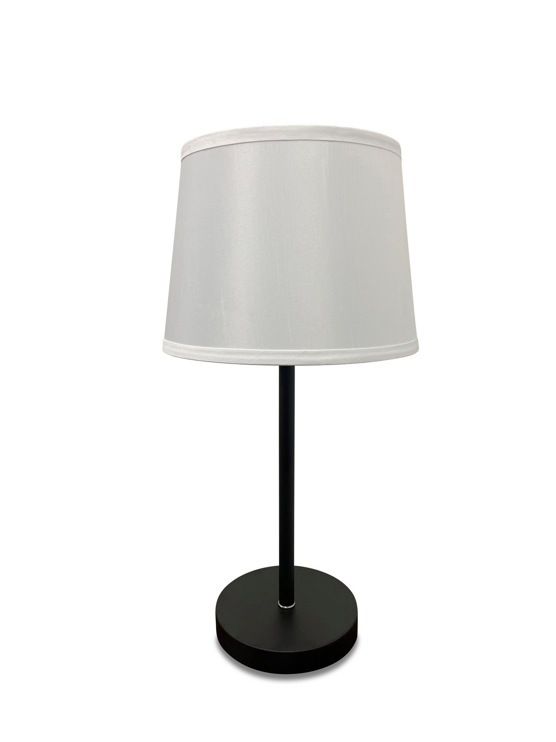 One Light Table Lamp by House of Troy - Sawyer Collection, Black/Satin Nickel Finish - S550-BLKSN