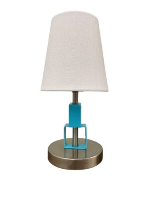 LED Accent Lamp by House of Troy - Bryson Collection, Satin Nickel/Azure Finish - B208-SN/AZ