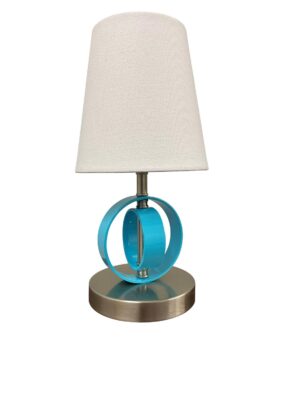 LED Accent Lamp by House of Troy - Bryson Collection, Satin Nickel/Azure Finish - B209-SN/AZ