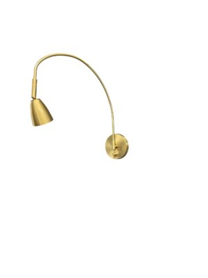LED Library Light by House of Troy - Arch Collection, Natural Brass Finish - DAALEDL-NTB