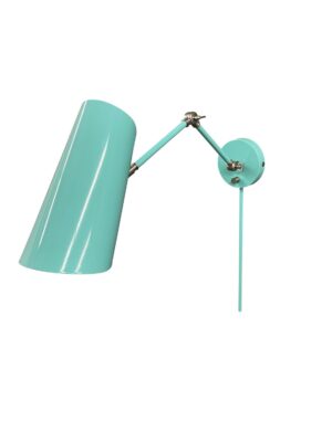 LED Wall Swing Lamp by House of Troy - Logan Collection, Mint/Satin Nickel Finish - L375-MTSN