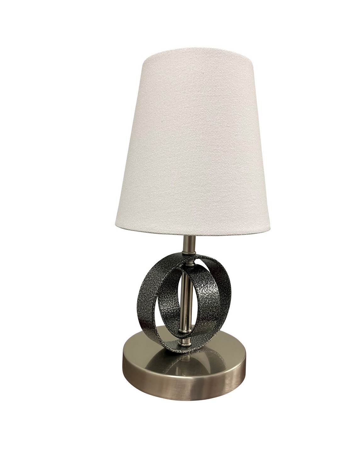 One Light Accent Lamp by House of Troy - Bryson Collection, Supreme Silver/Satin Nickel Finish - B209-SS/SN
