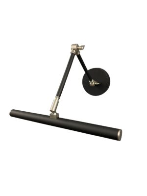 LED Picture Light by House of Troy - Amelia Collection, Black/Satin Nickel Finish - DALEDZ14-BLKSN