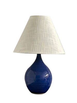 One Light Table Lamp by House of Troy - Scatchard Collection, Imperial Blue Finish - GS200-IMB