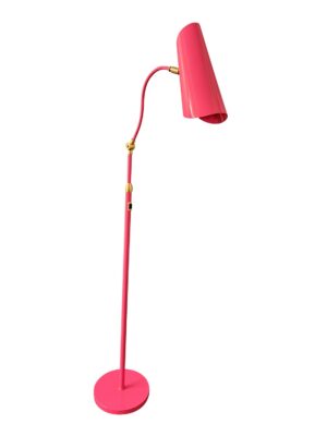LED Floor Lamp by House of Troy - Logan Collection, Orchid/Satin Brass Finish - L300-ORSB