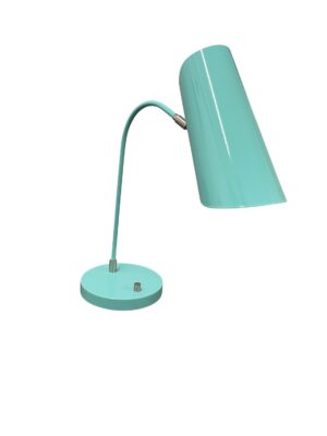 One Light Table Lamp by House of Troy - Logan Collection, Mint/Satin Nickel Finish - L350-MTSN