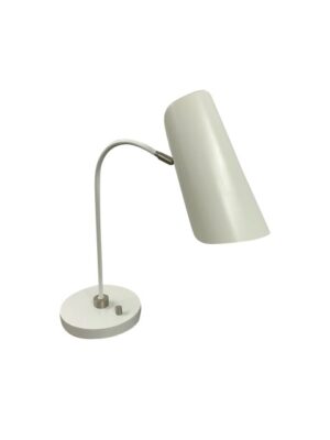 One Light Table Lamp by House of Troy - Logan Collection, White/Satin Nickel Finish - L350-WTSN