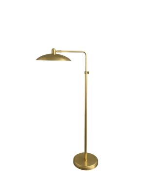 LED Floor Lamp by House of Troy - Ridgeline Collection, Natural Brass Finish - RL200-NTB