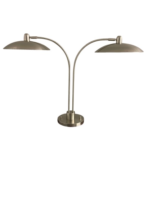LED Table Lamp by House of Troy - Ridgeline Collection, Satin Nickel Finish - RL252-SN