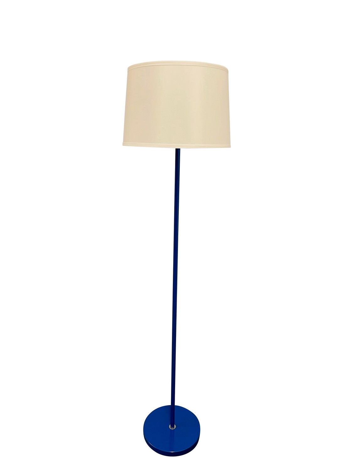 One Light Floor Lamp by House of Troy - Sawyer Collection, Colbalt/Satin Nickel Finish - S500-COSN