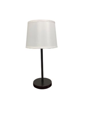 One Light Table Lamp by House of Troy - Sawyer Collection, Chestnut Bronze/Antique Brass Finish - S550-CHBAB
