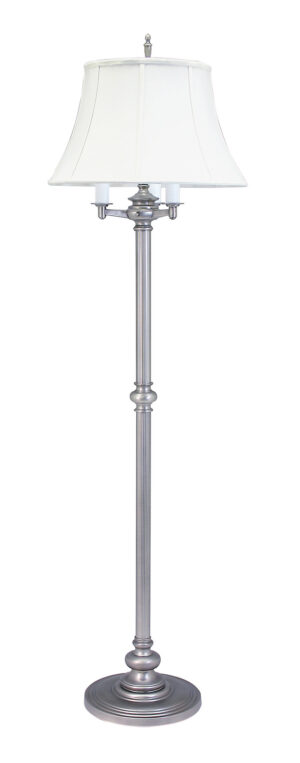 Four Light Floor Lamp by House of Troy - Newport Collection, Pewter Finish - N603-PTR