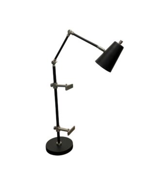 LED Task Lamp by House of Troy - River North Collection, Black/Satin Nickel Finish - RN351-BLKSN