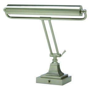 Two Light Piano/Desk Lamp by House of Troy - Piano/Desk Collection, Satin Nickel Finish - P15-83-52