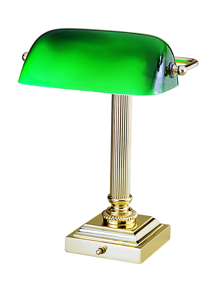 One Light Table Lamp by House of Troy - Shelburne Collection, Polished Brass Finish - DSK428-G61