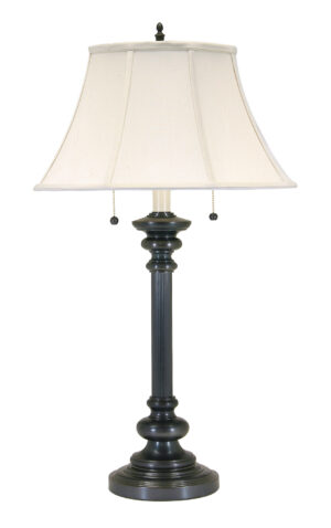 Two Light Table Lamp by House of Troy - Newport Collection, Oil Rubbed Bronze Finish - N651-OB