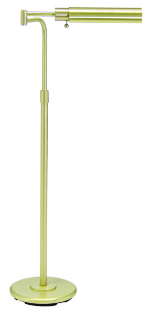 One Light Floor Lamp by House of Troy - Home/Office Collection, Satin Brass Finish - PH100-51-F