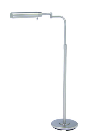 One Light Floor Lamp by House of Troy - Home/Office Collection, Satin Nickel Finish - PH100-52-F