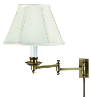 One Light Wall Sconce by House of Troy - Library Light Collection, Antique Brass Finish - LL660-AB