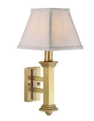 One Light Wall Sconce by House of Troy - Wall Sconce Collection, Satin Brass Finish - WL609-SB