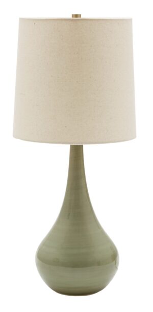 One Light Table Lamp by House of Troy - Scatchard Collection, Celadon Finish - GS180-CG